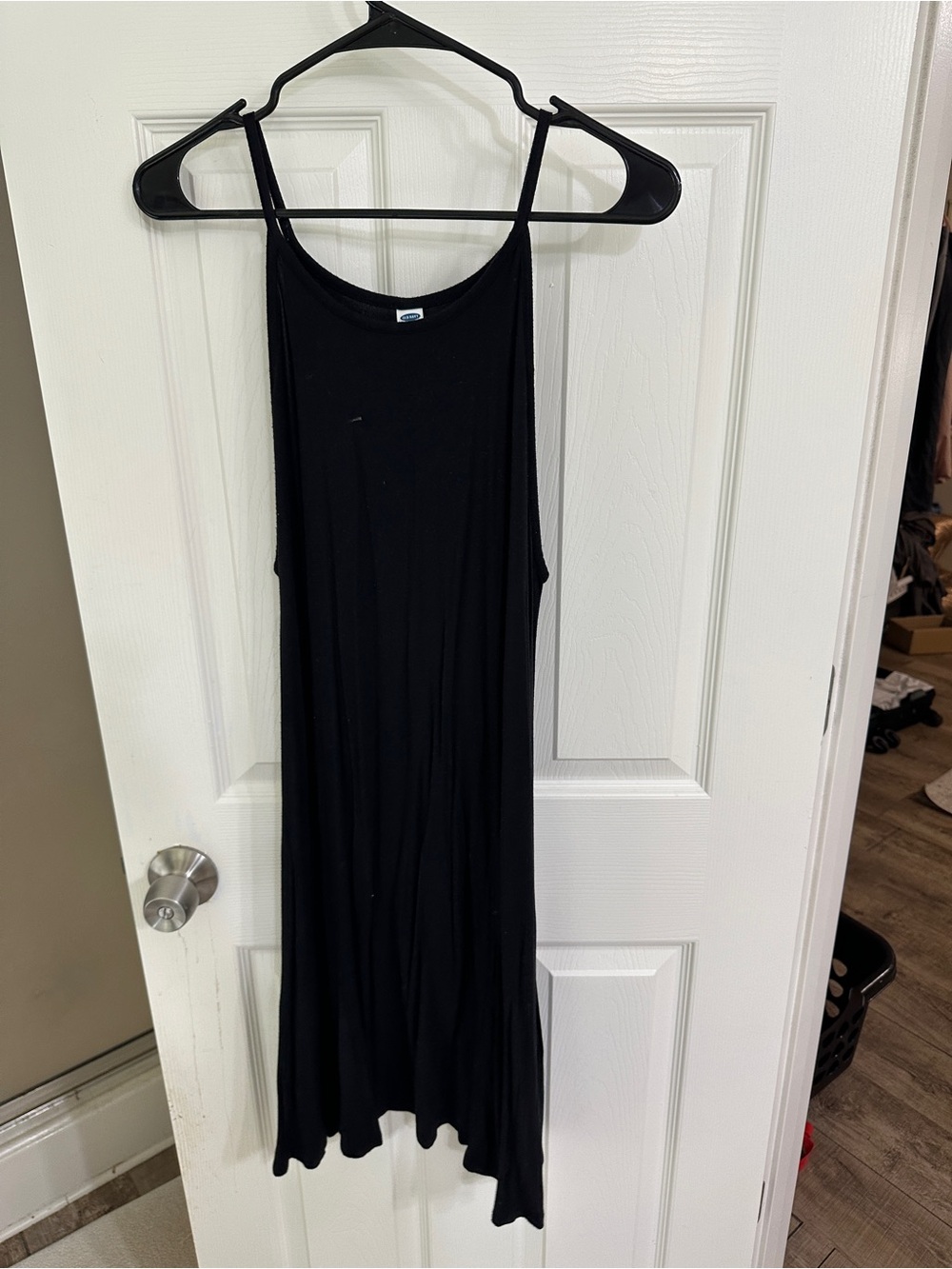 Old Navy Black Sleeveless Maxi Tank Dress